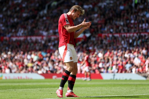 TA：霍伊伦因为进球被算给阿玛德而消沉，他仍有契机逆转曼联糊口