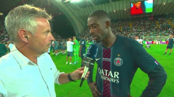 登贝莱：0-2时咱们觉得比赛会很清贫，但惟有一个球就能篡改一切