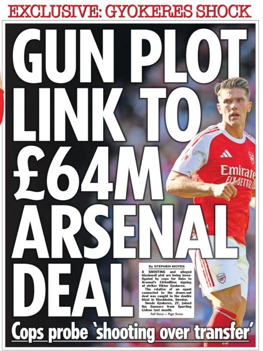 太阳报：约克雷斯牙东谈主的支属家中发生枪击事件，瑞典警管鲍之交看望