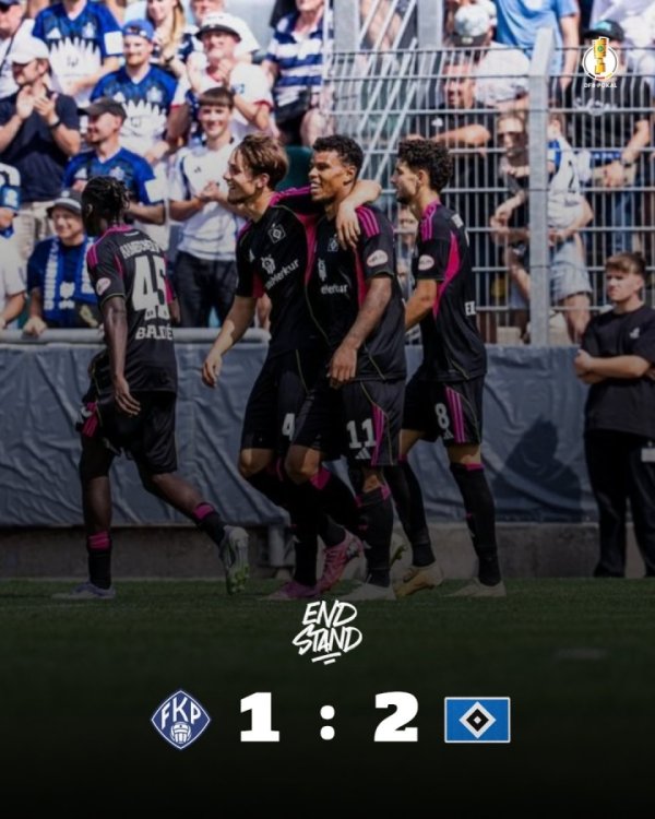 差点翻车！德国杯首轮，汉堡加时逆转德国第五级别球队惊恐晋级