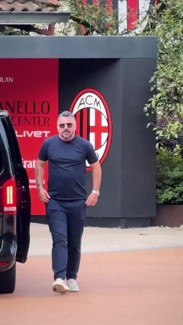 跟队记者：加图索今日重返米兰内洛，与阿莱格里、塔雷交谈