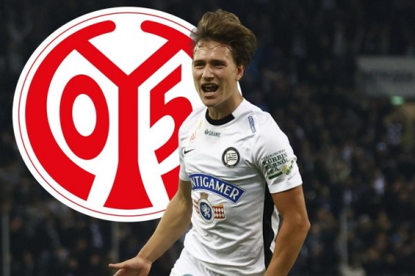 德天空：美因茨有意格拉茨风暴前锋博文，要价超300万欧