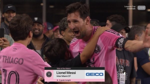 梅开二度率队晋级！官方：梅西当采选约杯本场最好球员