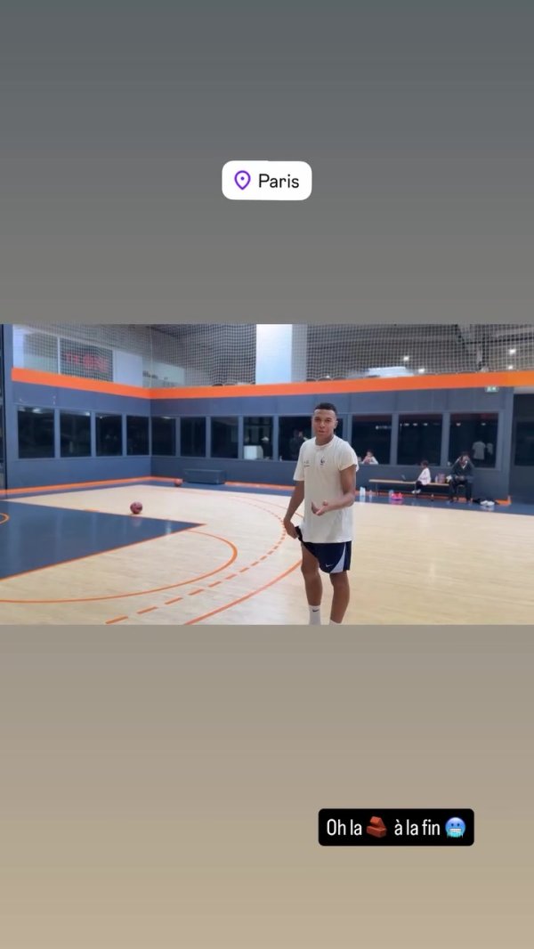 神龟尖叫！姆巴佩挑战连进3个3分球，梅开二度后戴帽失败糟糕呐喊