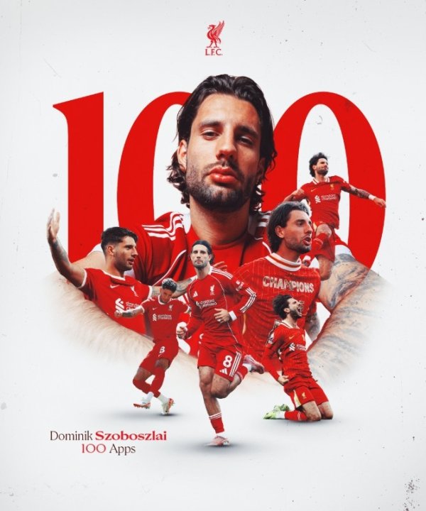 又帅又能踢！主场迎战马竞，索博斯洛伊迎利物浦生计百场里程碑