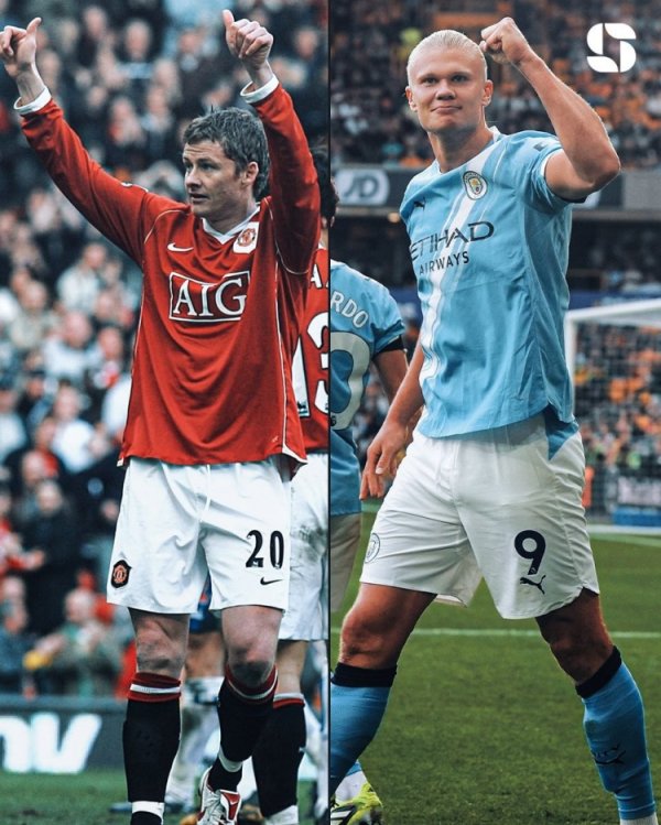 91球！哈兰德追平索尔斯克亚，成为英超历史进球最多的挪威球员