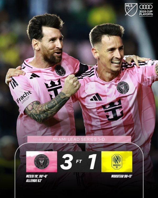 迈阿密下周二番战赢球晋级，打平踢点球，分区半决赛-总决赛均BO1