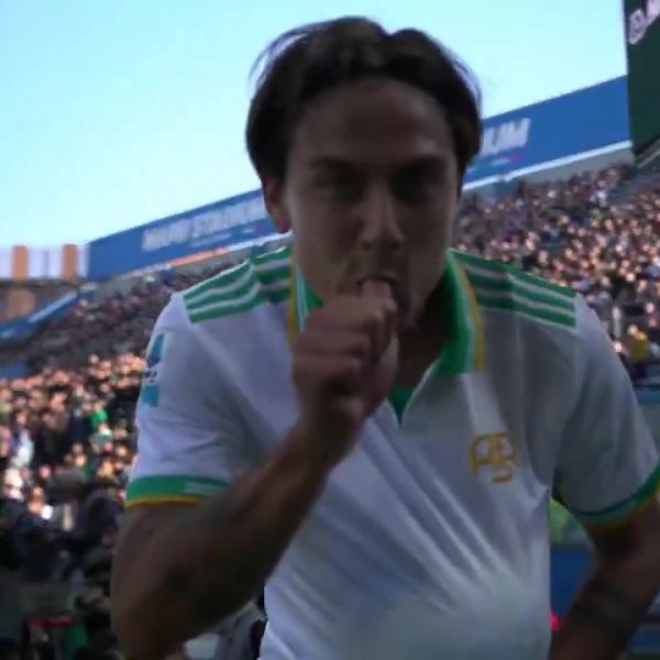 为罗马得回进球！迪巴拉使用独特庆祝看成预热行将成为父亲