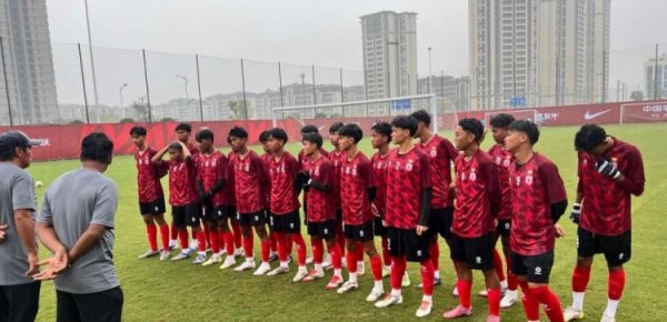 U16国足热身赛4-0战胜缅甸队，球队本月出战U17亚预赛