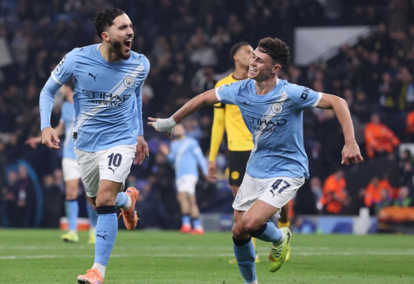 曼城2.6亿锋线组合制造3球, 哈兰德神了: 创造历史新记录