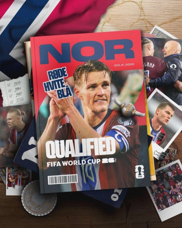 挪威时隔27年再进全国杯，哈兰德、厄德高迎活命初次国度队大赛